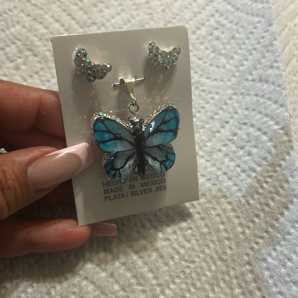 Butterfly set Silver .925